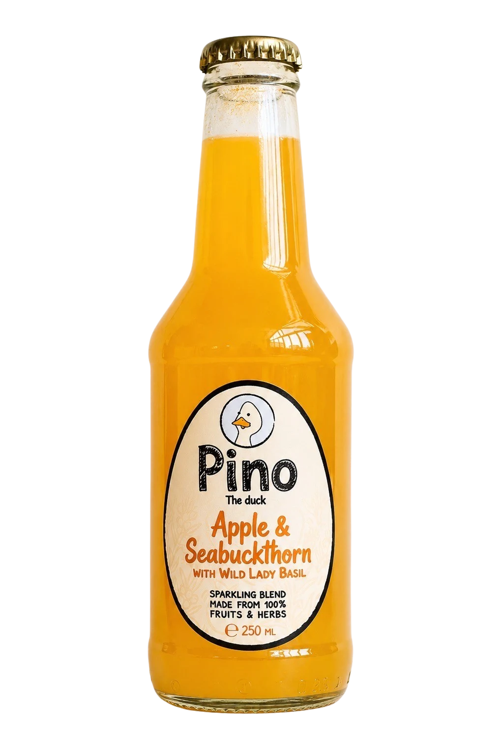 Pino Apple and Seabuckthorn bottle
